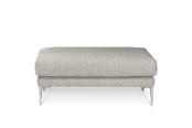 In picture: Lorenzo jumbo footstool. Fabric: Solution 60. Leg: 15, stainless steel.