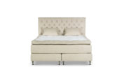 In picture: Continental C30 bed180x200cm. Top mattress: Heaven. Headboard: Windsor. Fabric: Next105. Leg:124.