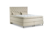 In picture: Continental C30 bed180x200cm. Top mattress: Heaven. Headboard: Windsor. Fabric: Next105. Leg:124.